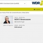 08-2025. Radiointerview mit WDR, 11.8.25